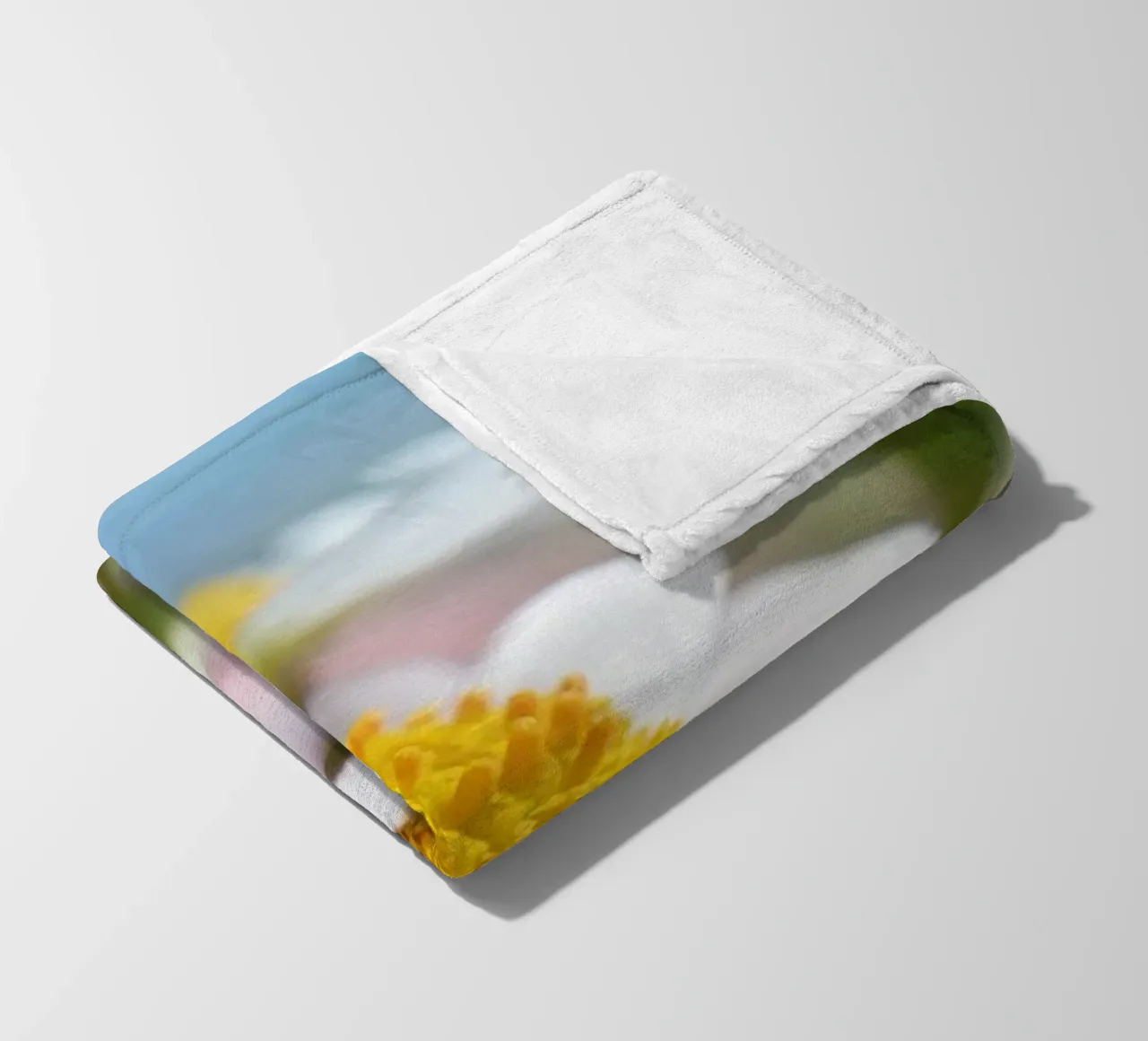Margeriten Fleecedecke von Atteloi