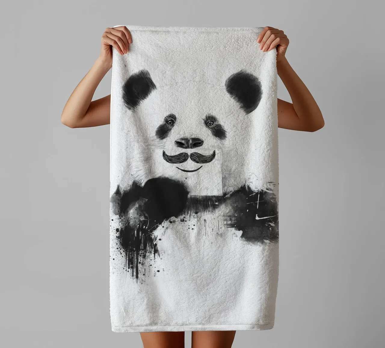 Funny panda asciugamano da bagno da Balazs Solti