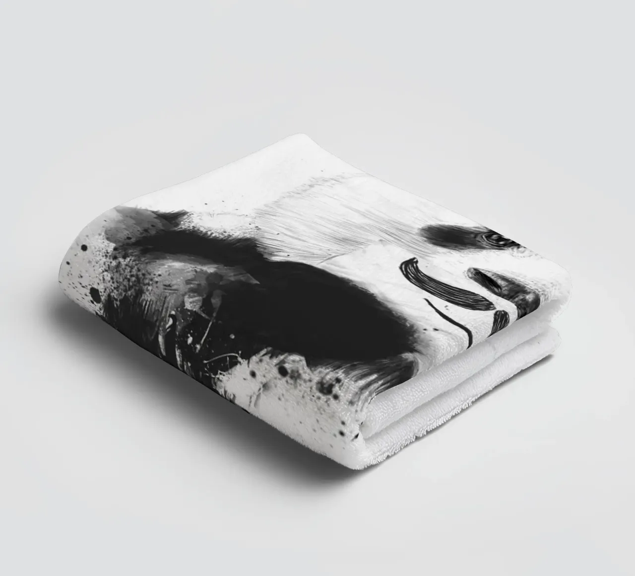 Funny panda asciugamano da bagno da Balazs Solti