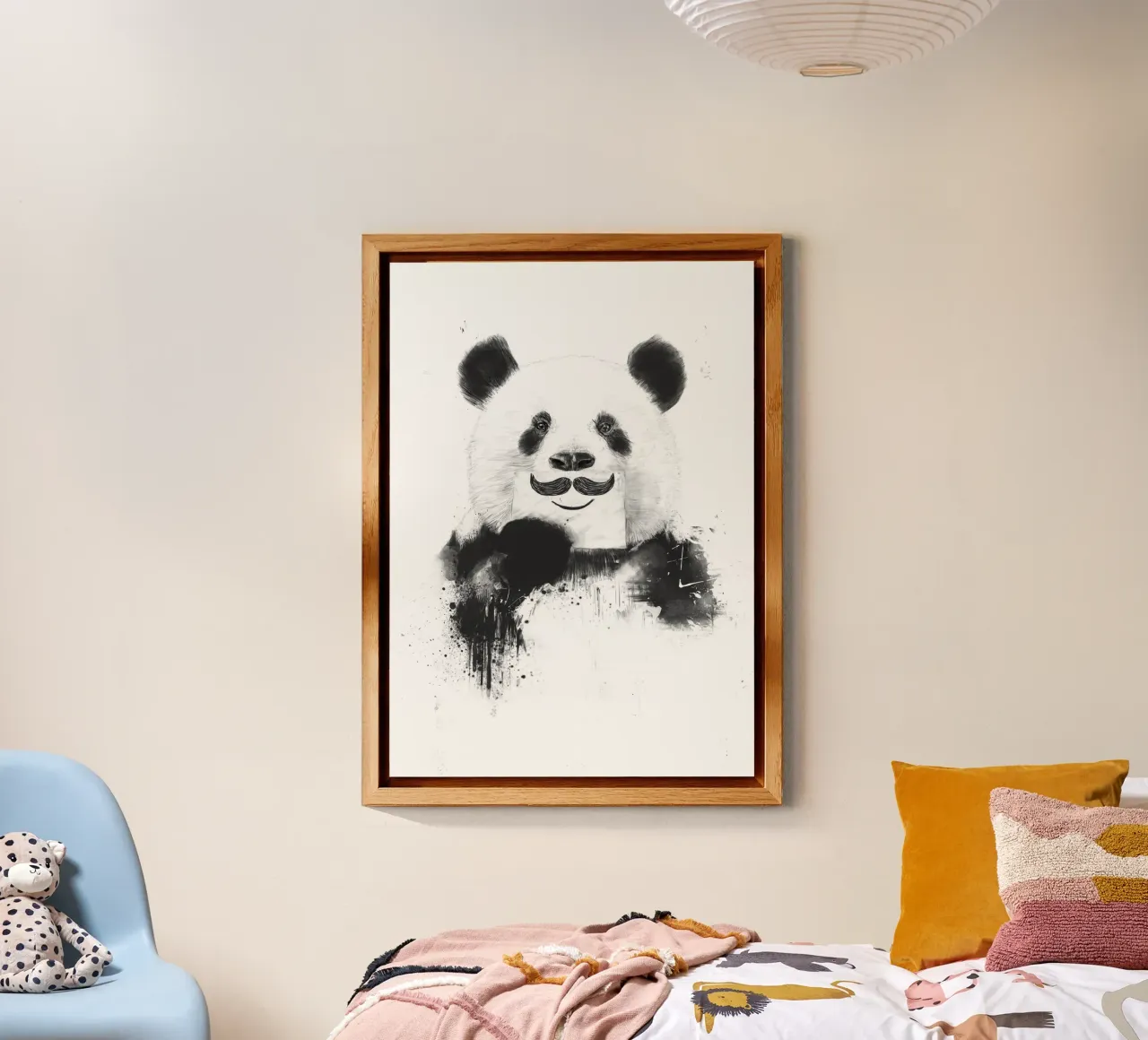 Funny panda alu-dibond by Balazs Solti