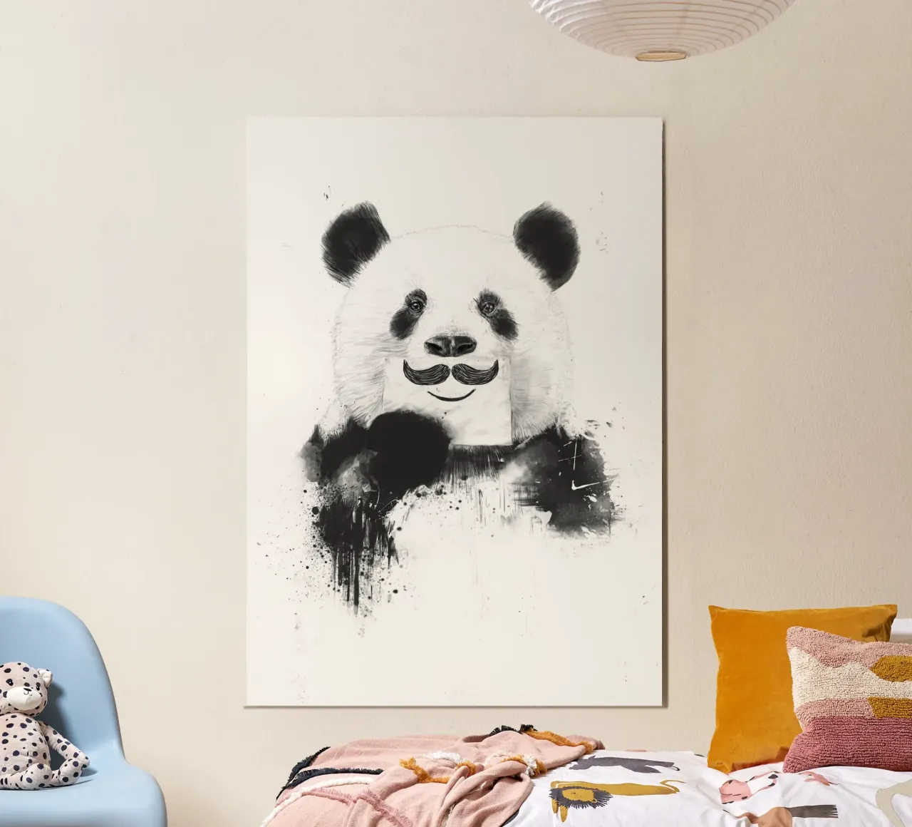 Funny panda alu-dibond by Balazs Solti