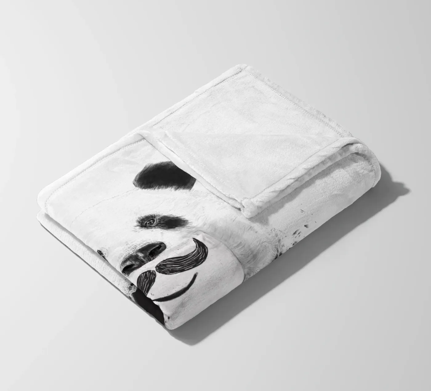 Funny panda fleecedeken van Balazs Solti