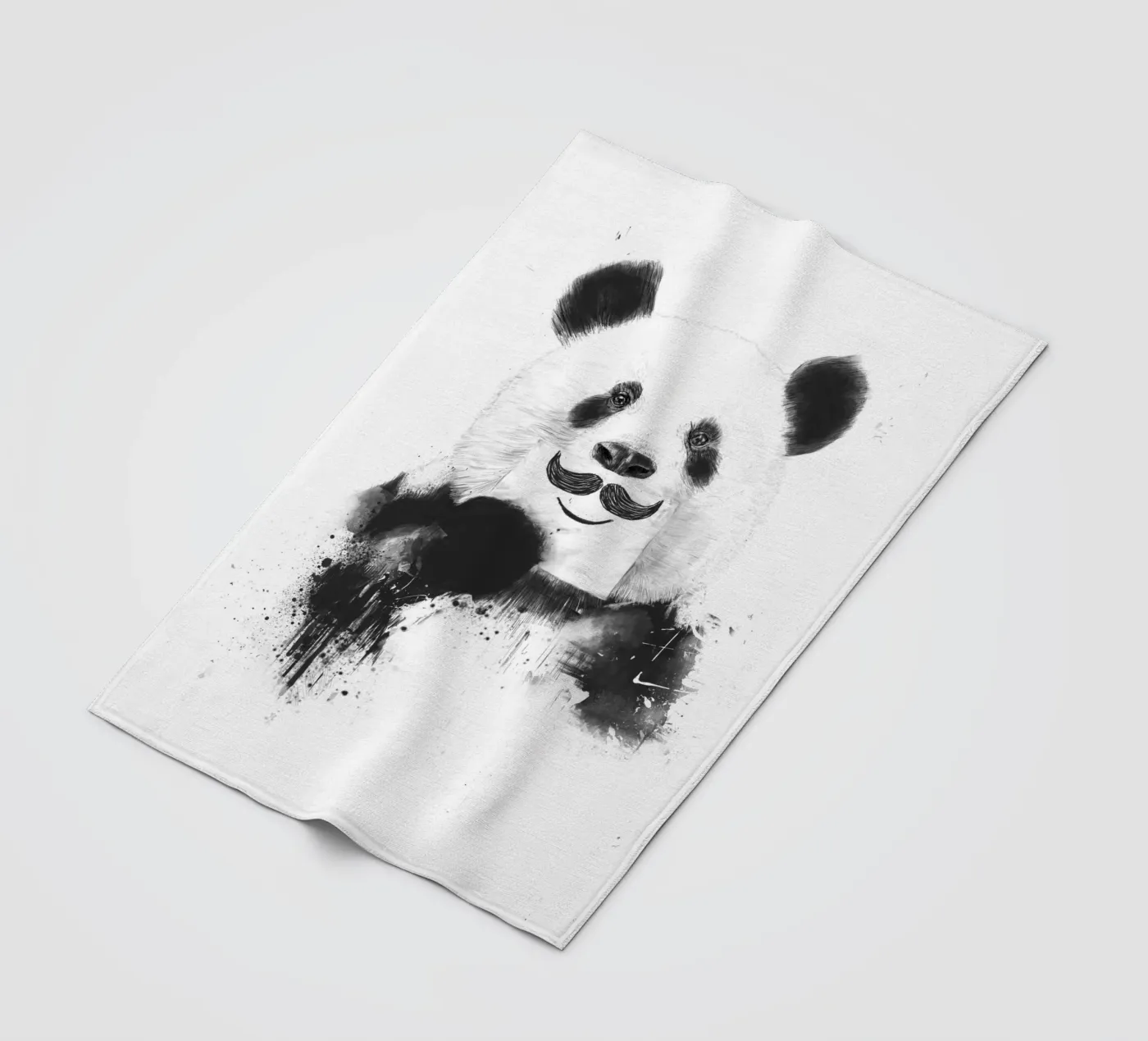 Funny panda fleecedeken van Balazs Solti