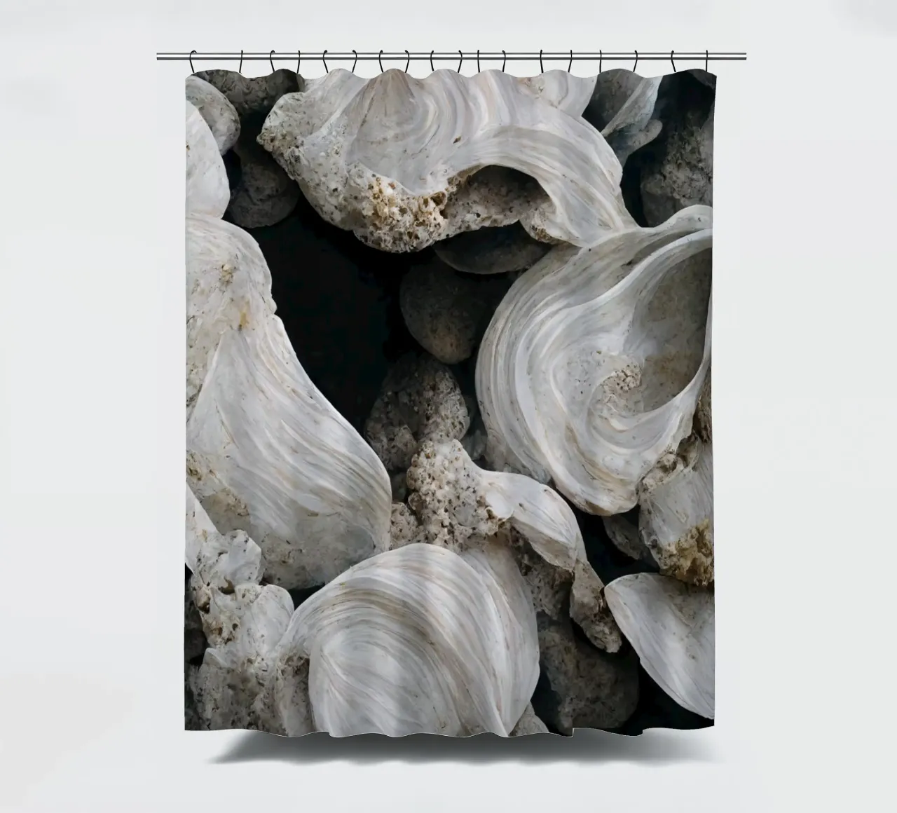 Sea Shells Detail No 1 tenda da doccia da treechild