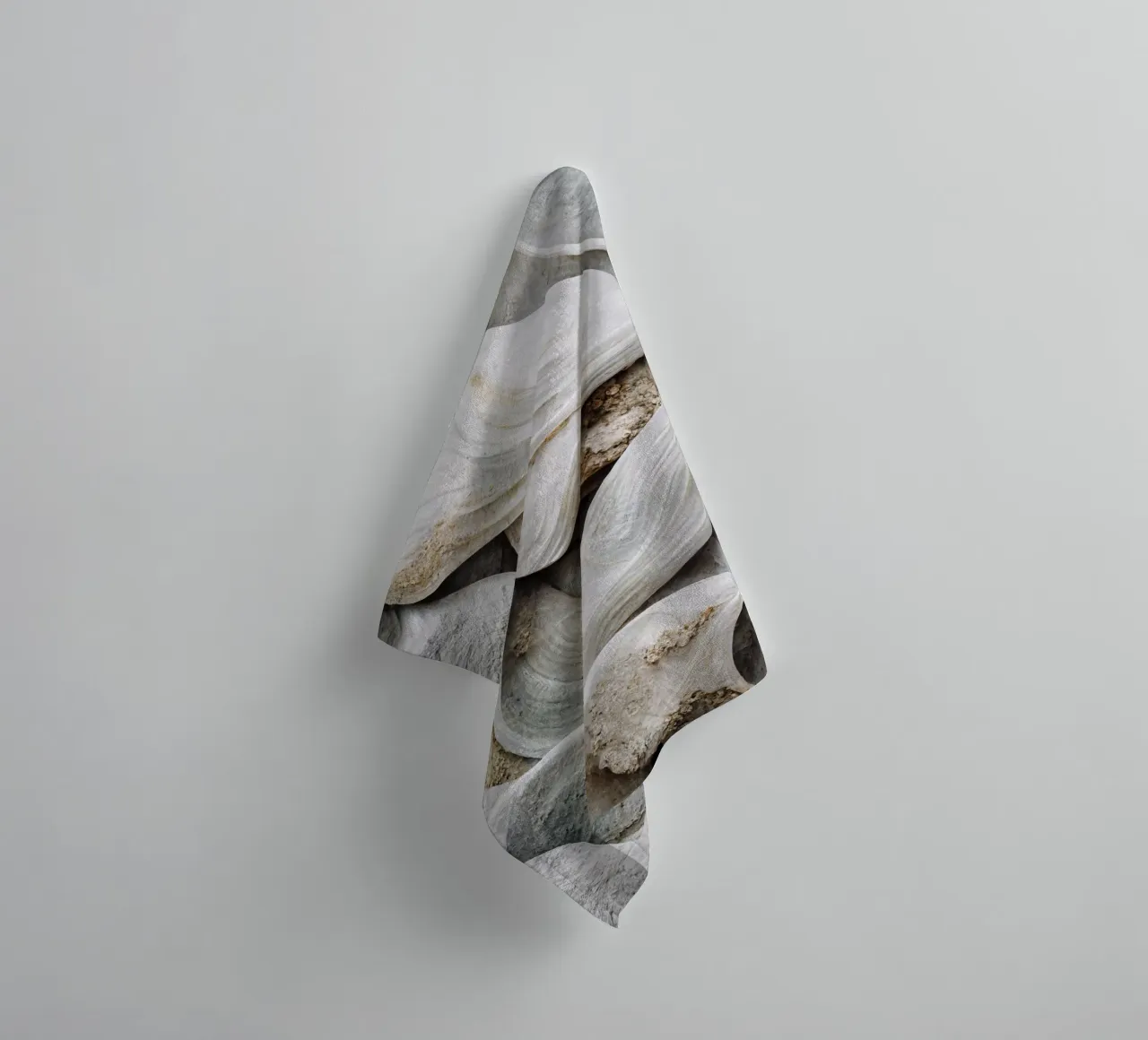 Sea Shells Detail No 3 asciugamano da bagno da treechild
