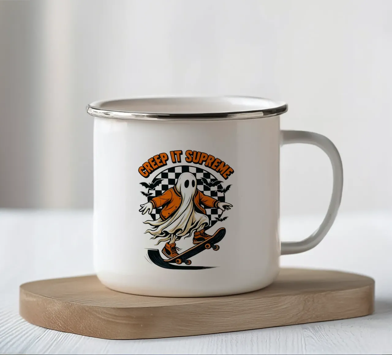 Fantasma supremo Creep It tazza in smalto da LM2KONE