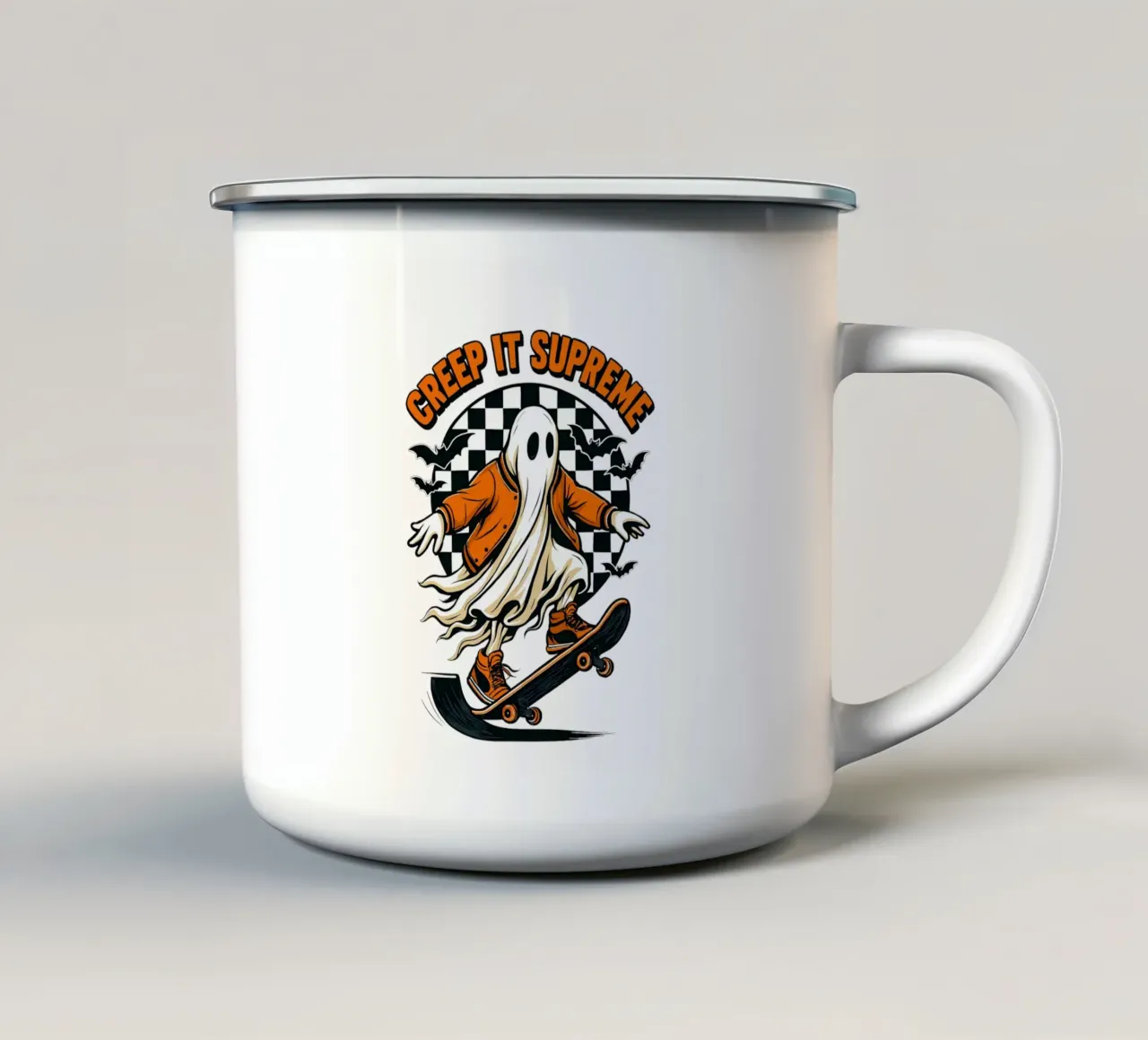 Fantasma supremo Creep It tazza in smalto da LM2KONE