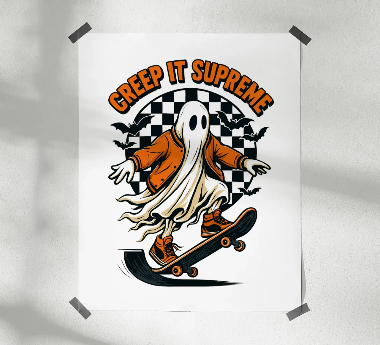Fantasma supremo Creep It poster da LM2KONE