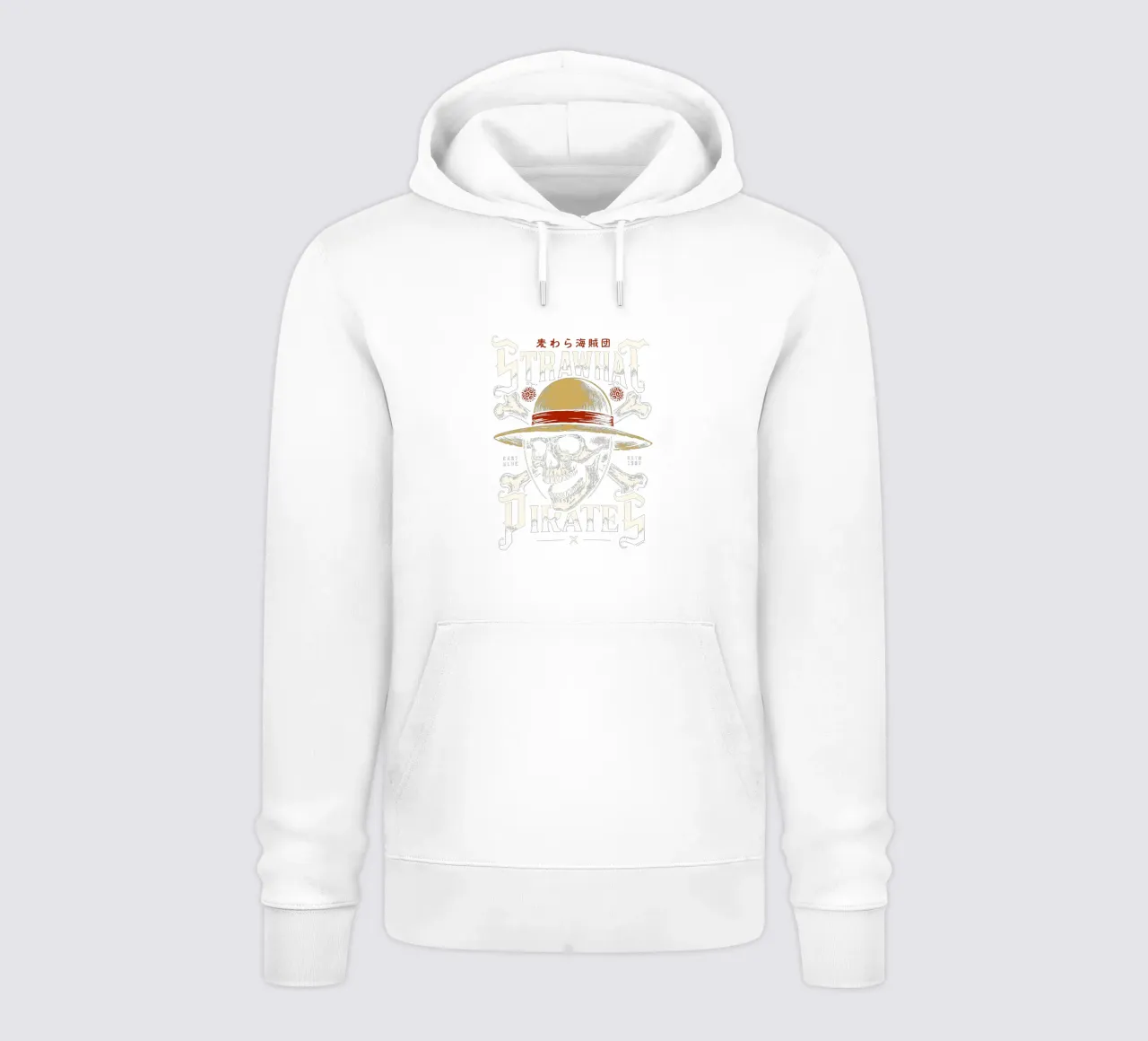 Pirati di Cappello di Paglia - Jolly Roger felpa con cappuccio da LM2KONE