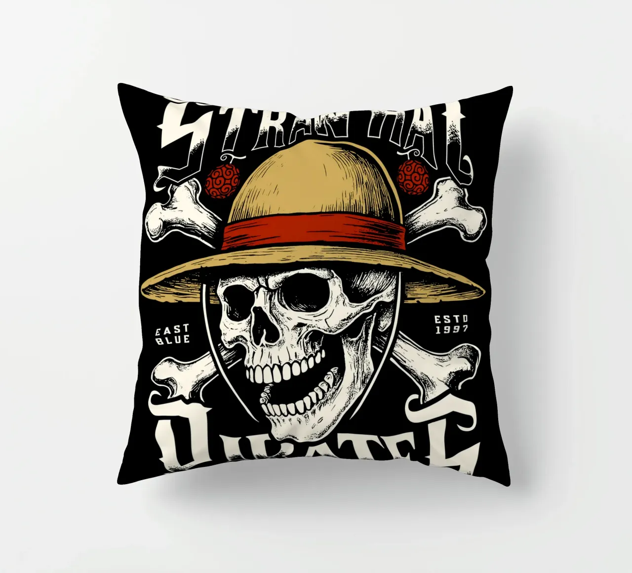 Pirati di Cappello di Paglia - Jolly Roger cuscino da LM2KONE
