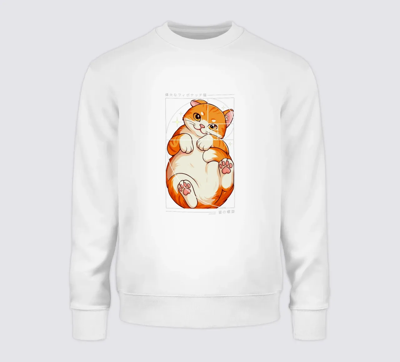 Il gatto della spirale di Fibonacci felpa da LM2Kone