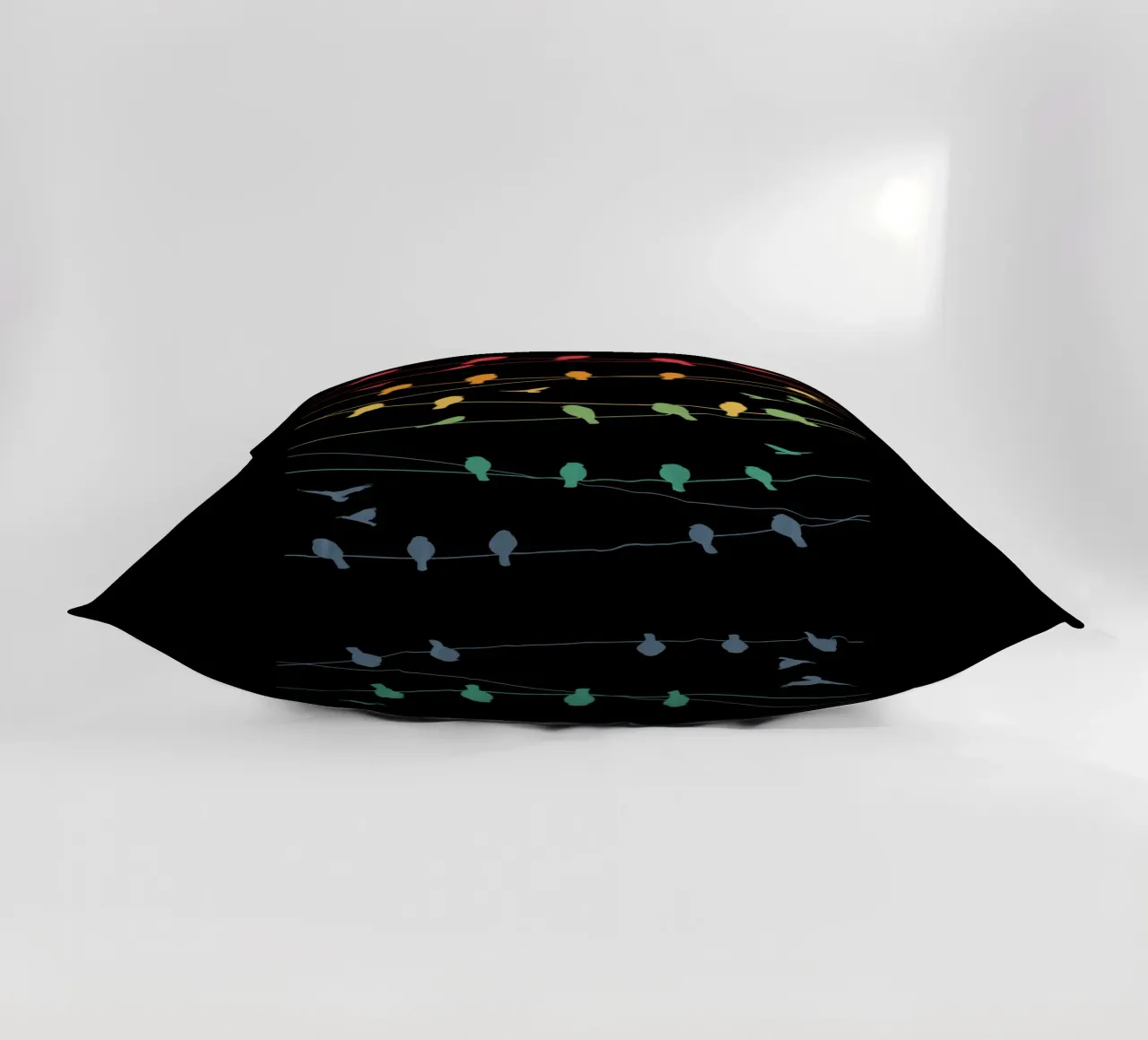 Linee di uccelli Minimalista - Retrò cuscino da LM2KONE
