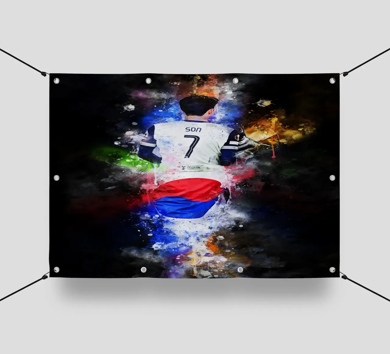 Son Heung-Min telo in pvc da MasterInkArt