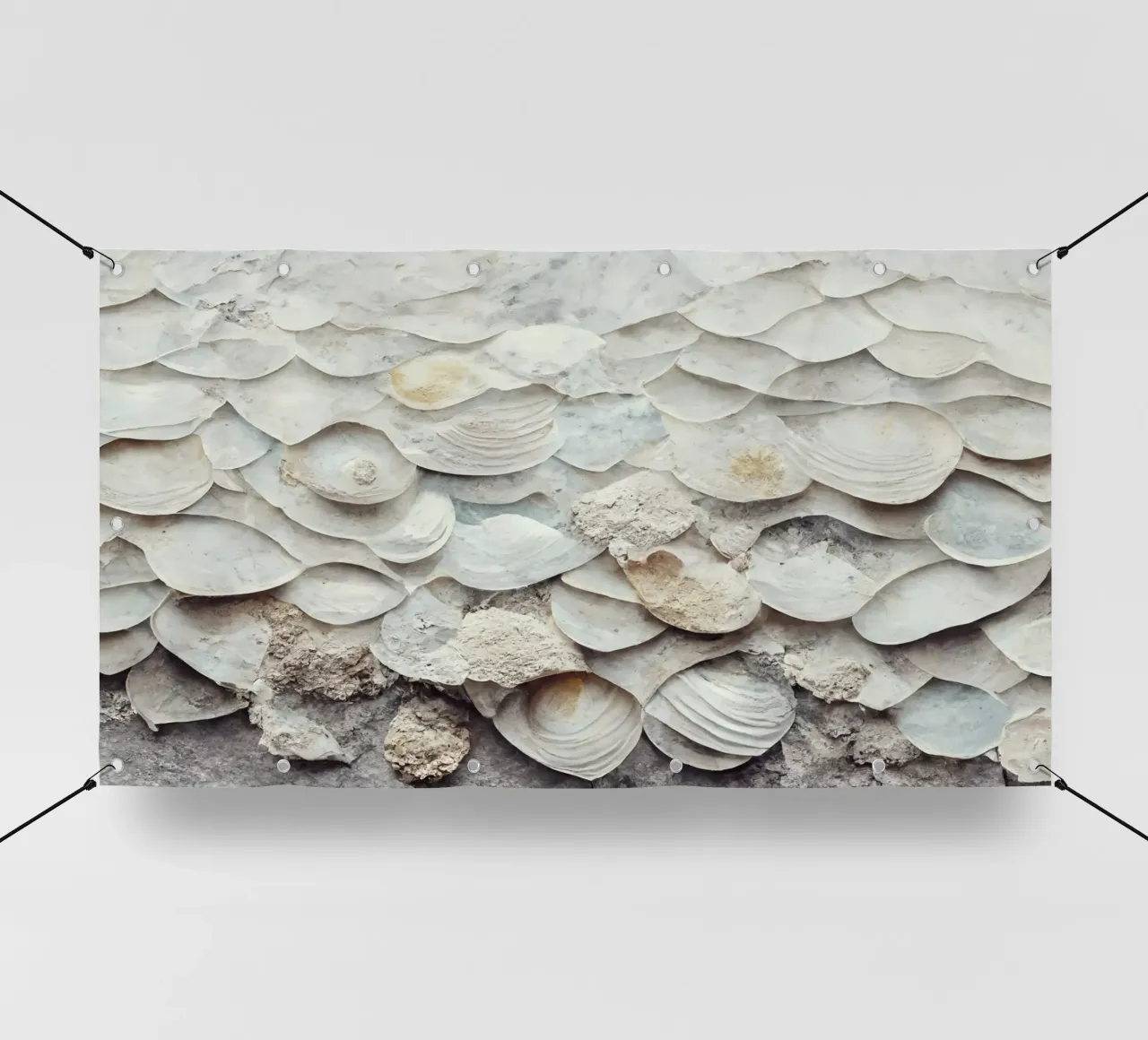 Sea Shells Detail No 6 telo in pvc da treechild