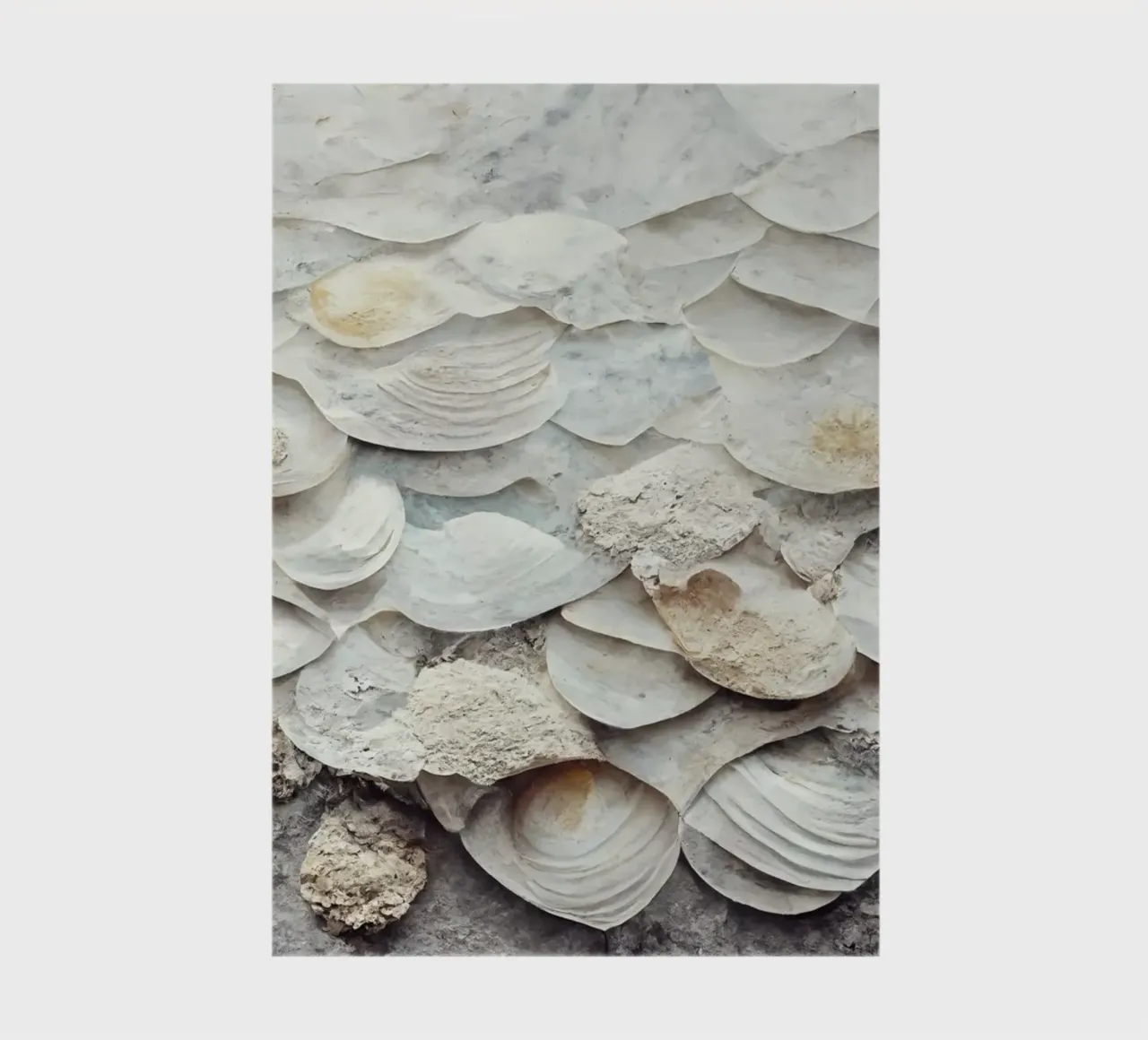 Sea Shells Detail No 6 notebook by treechild