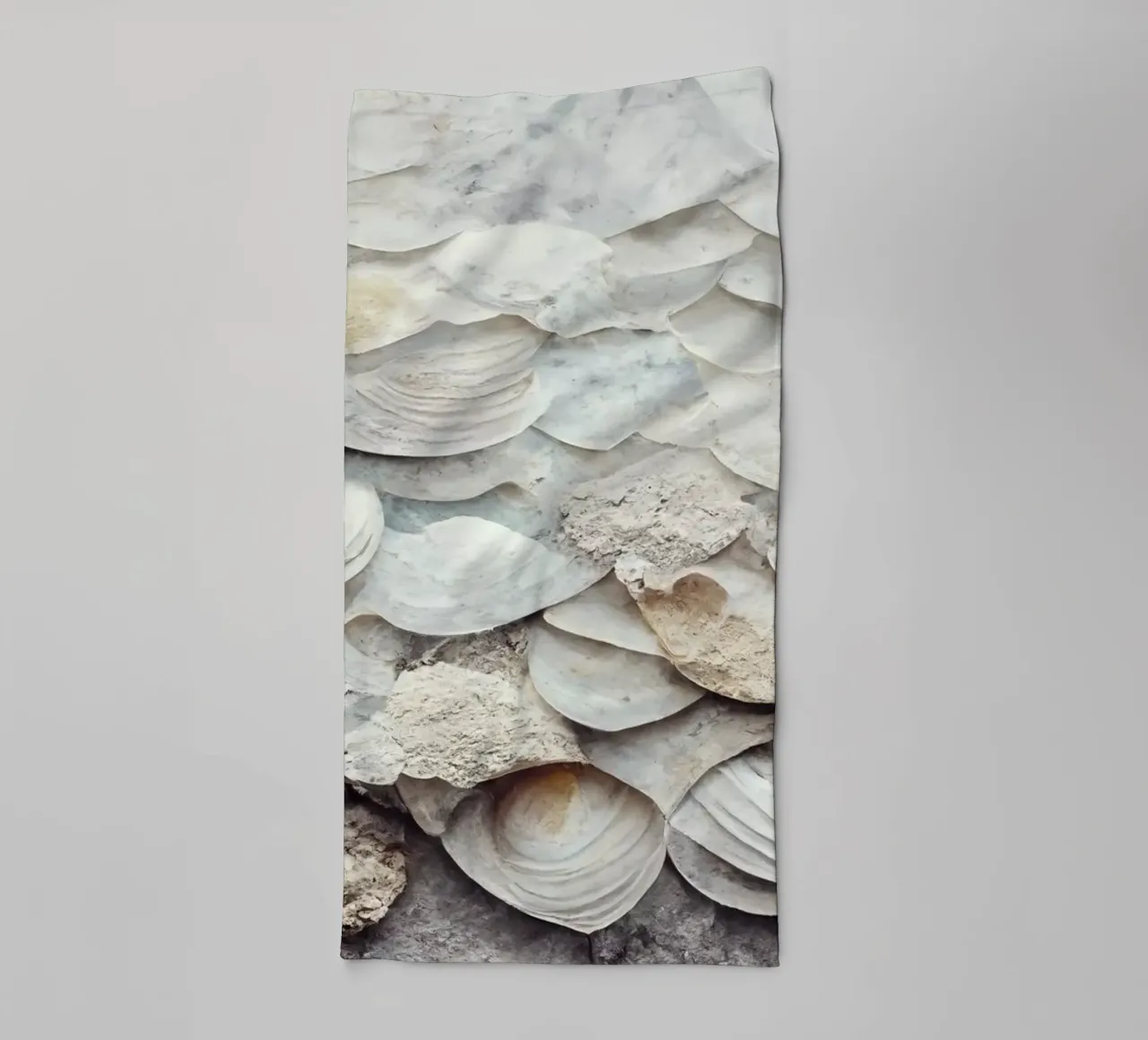 Sea Shells Detail No 6 asciugamano da bagno da treechild