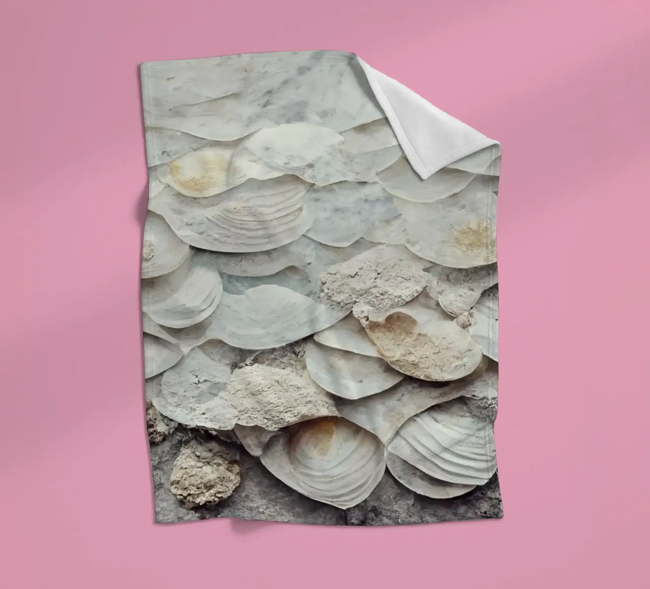 Sea Shells Detail No 6 coperta in pile da treechild