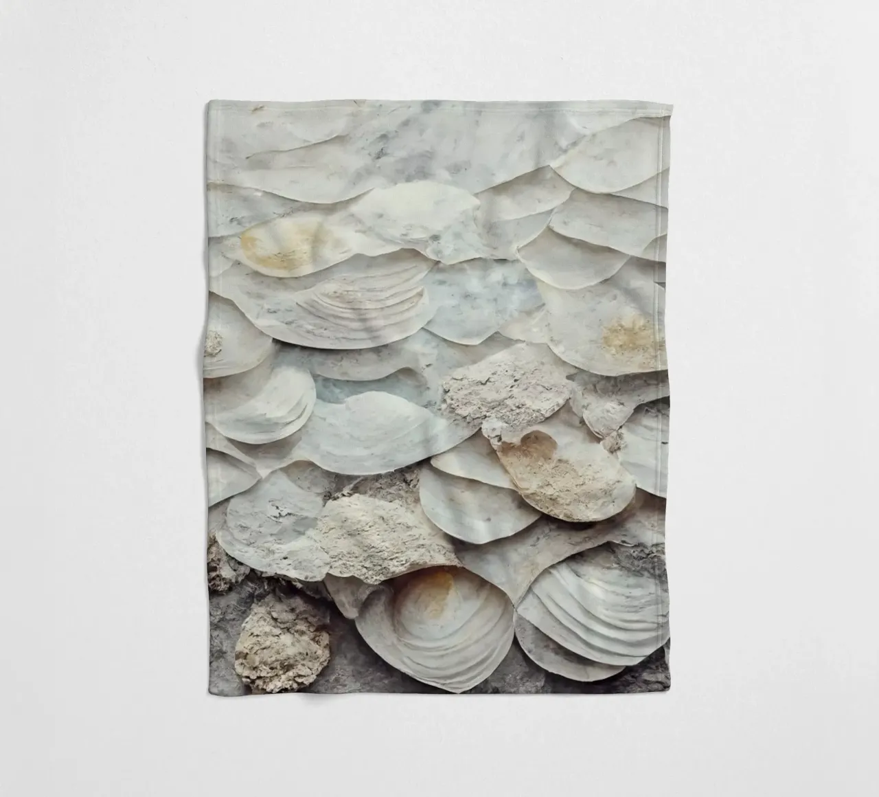 Sea Shells Detail No 6 coperta in pile da treechild