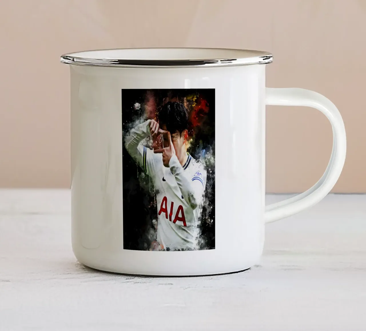Son Heung-Min tazza in smalto da MasterInkArt