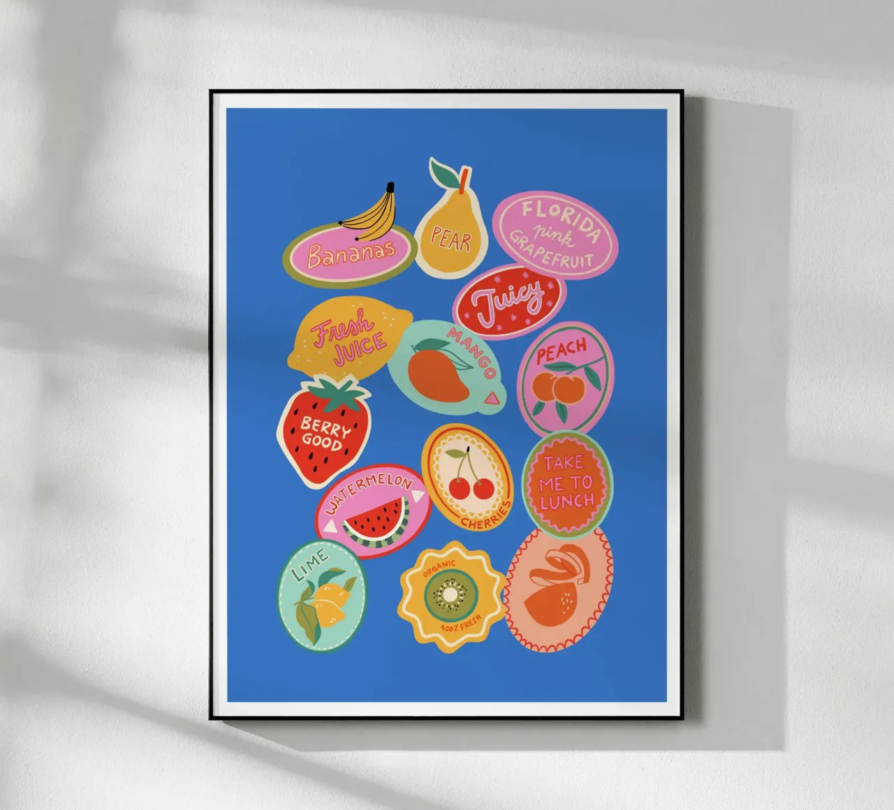 Fruit Stickers plexiglass da dafnedesignstudio