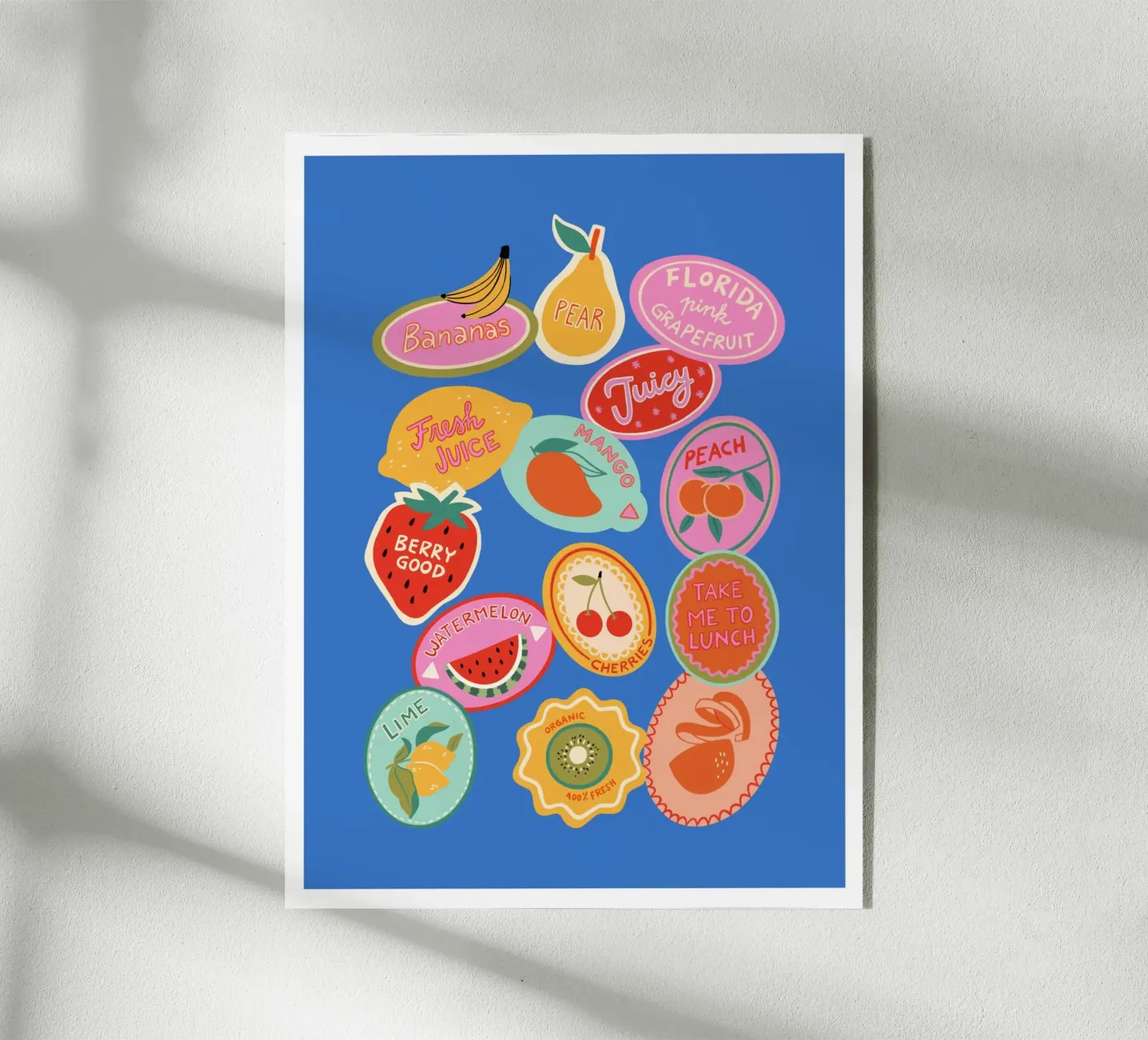 Fruit Stickers plexiglass da dafnedesignstudio