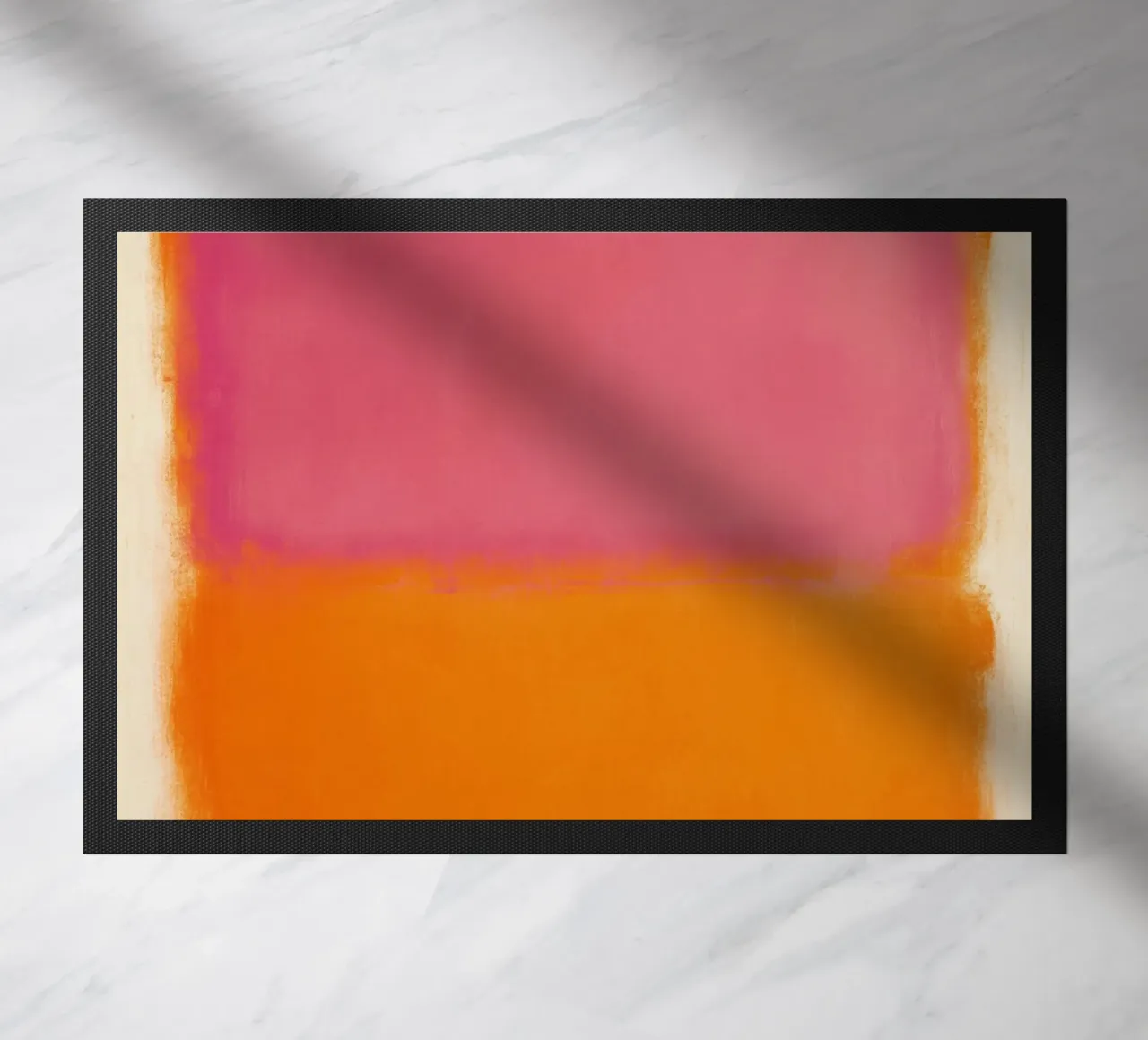 Flowing colour fields doormat by Carinaprint