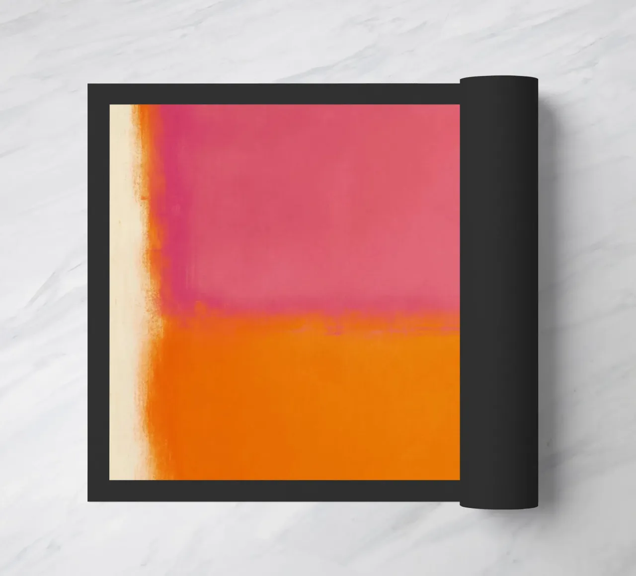 Flowing colour fields doormat by Carinaprint