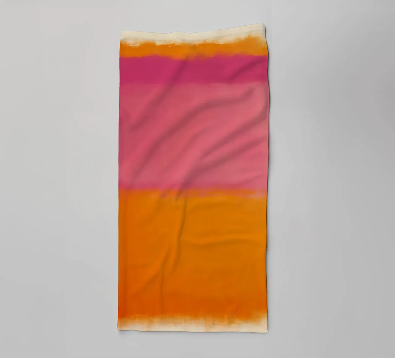 Flowing colour fields towel by Carinaprint