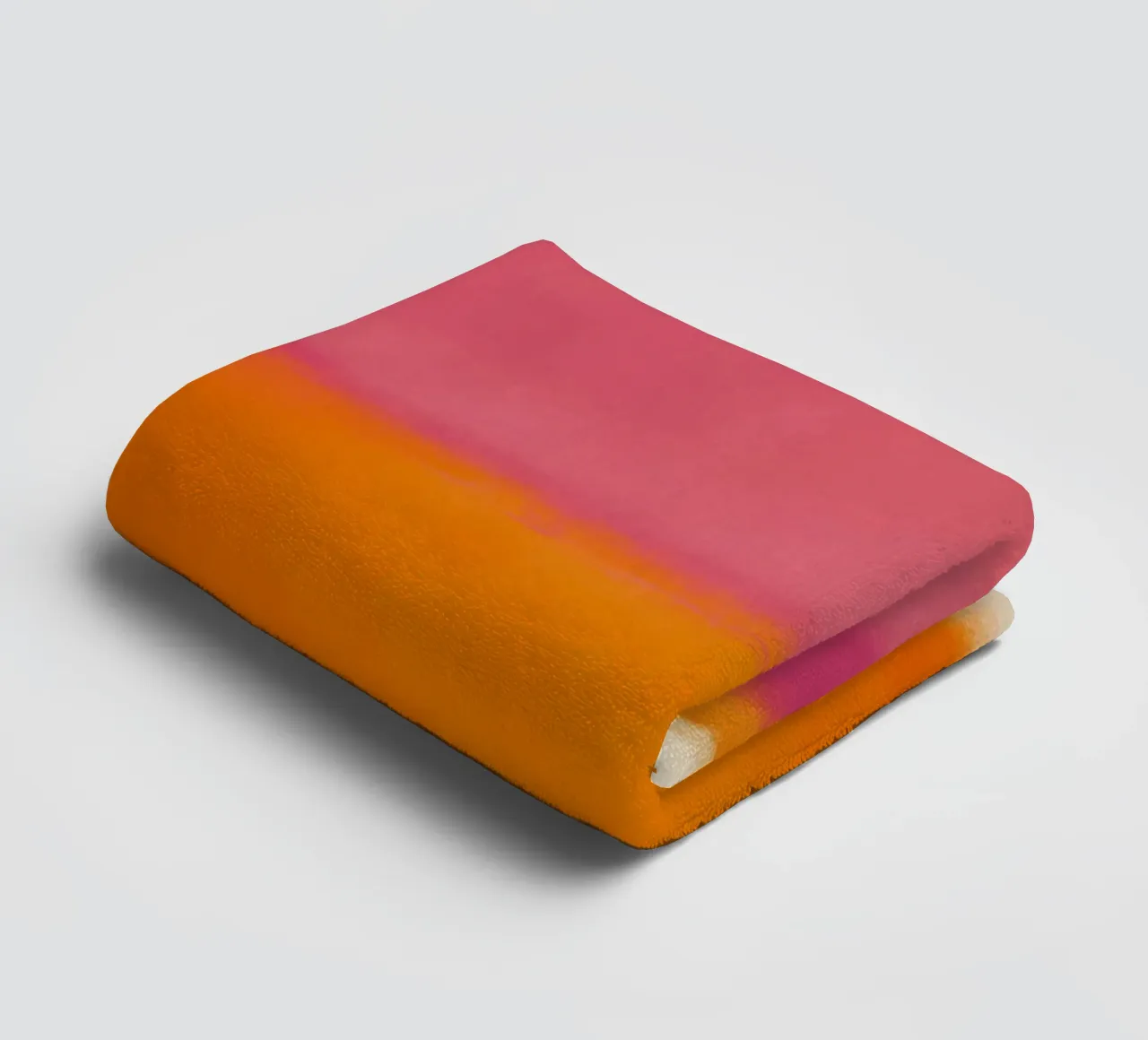 Flowing colour fields towel by Carinaprint