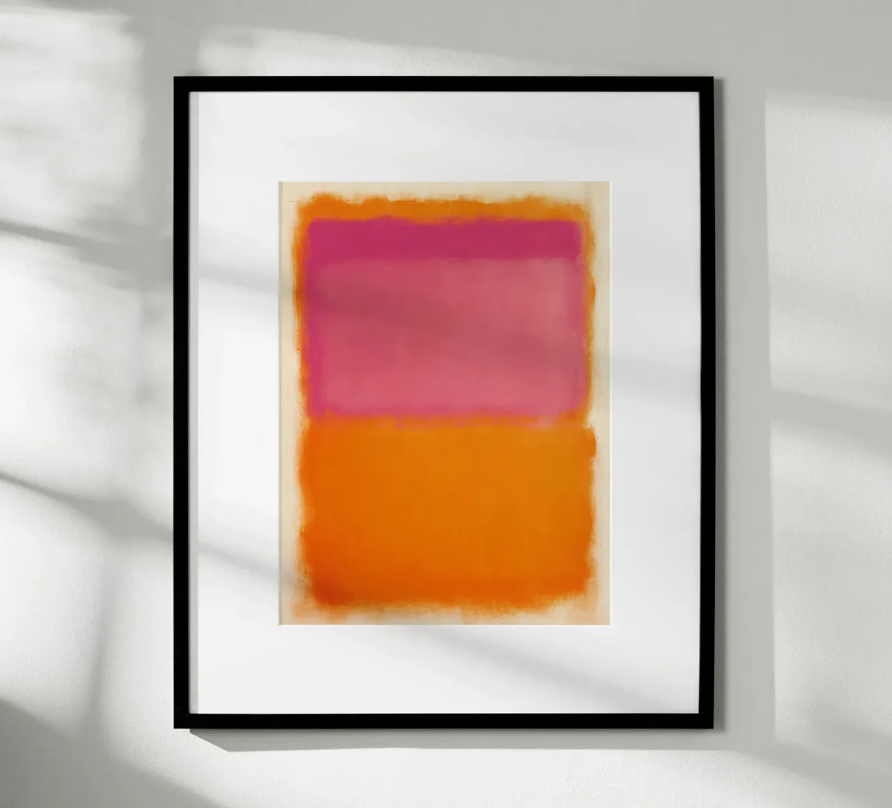 Flowing colour fields poster by Carinaprint