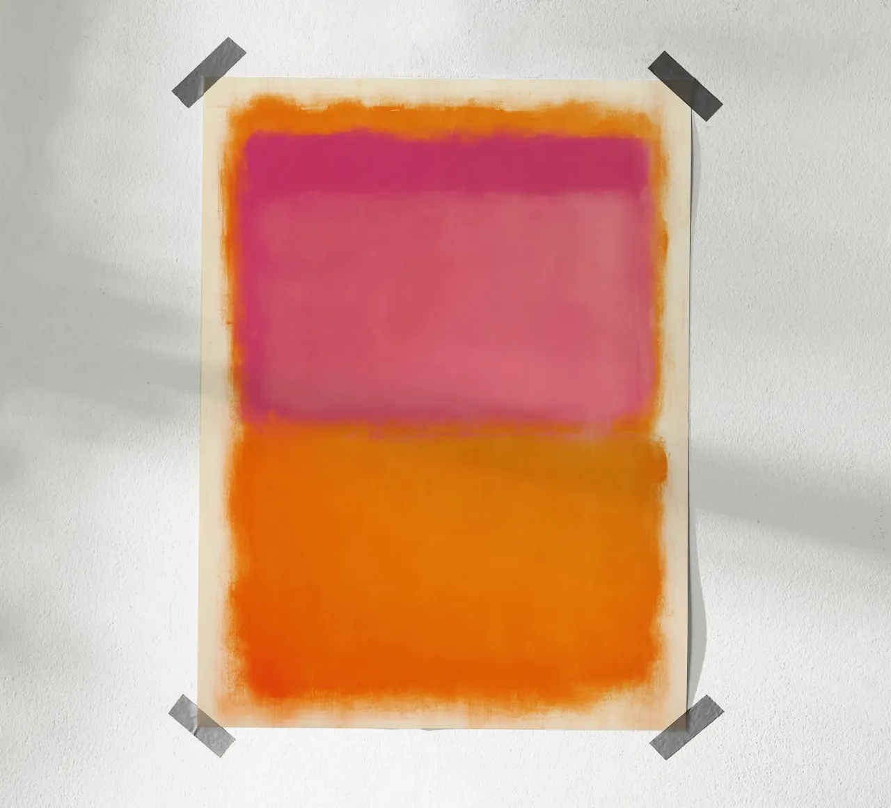 Flowing colour fields poster by Carinaprint