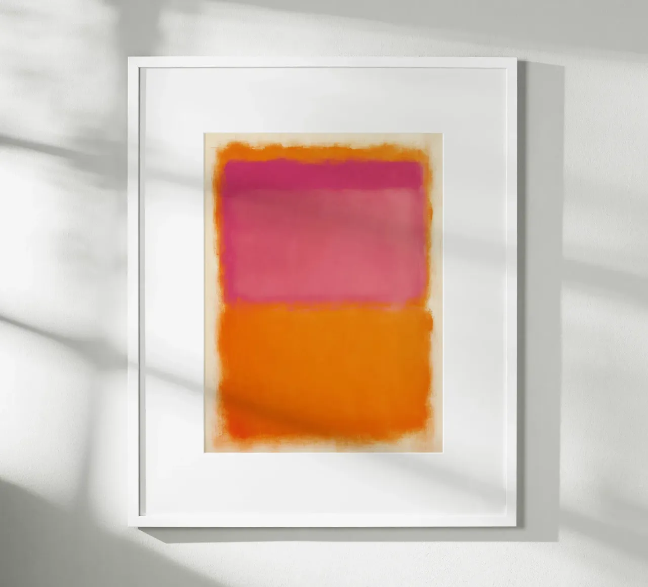 Flowing colour fields poster by Carinaprint