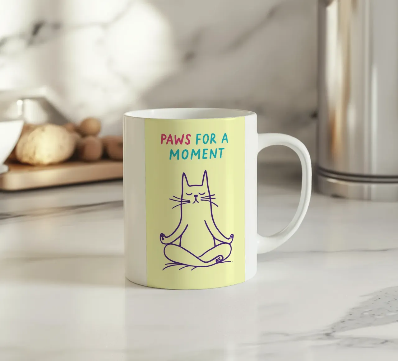 zampetta per un momento tazza in ceramica da bojoonxs