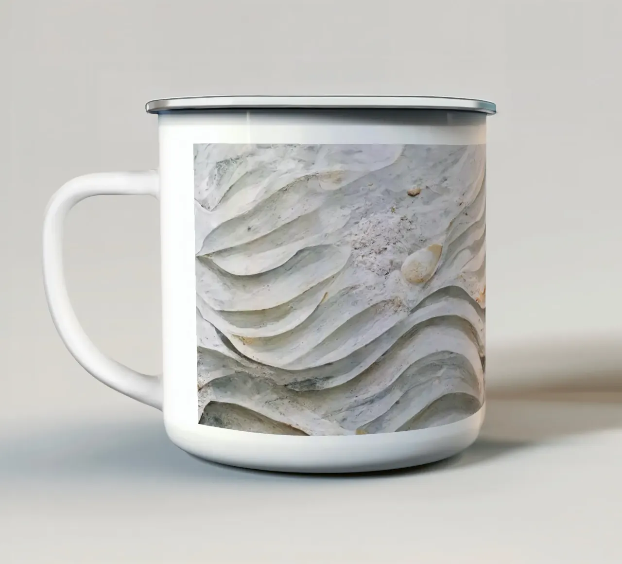 Sea Shells Detail No 7 tazza in smalto da treechild