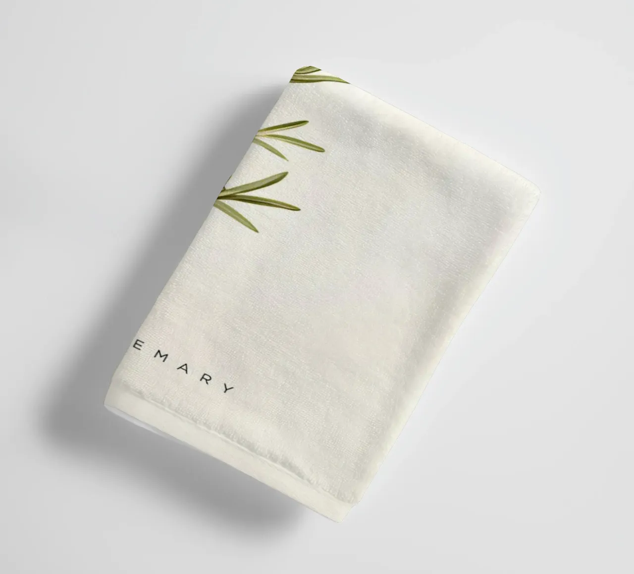 Rosmarin-Zweig Handtuch von Botanical Gallery