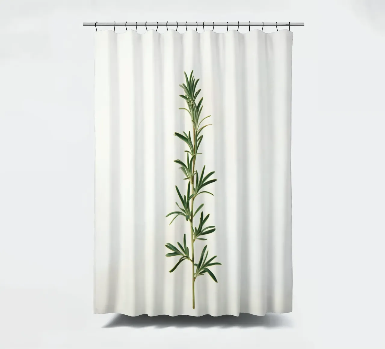 Rosmarin-Zweig Duschvorhang von Botanical Gallery