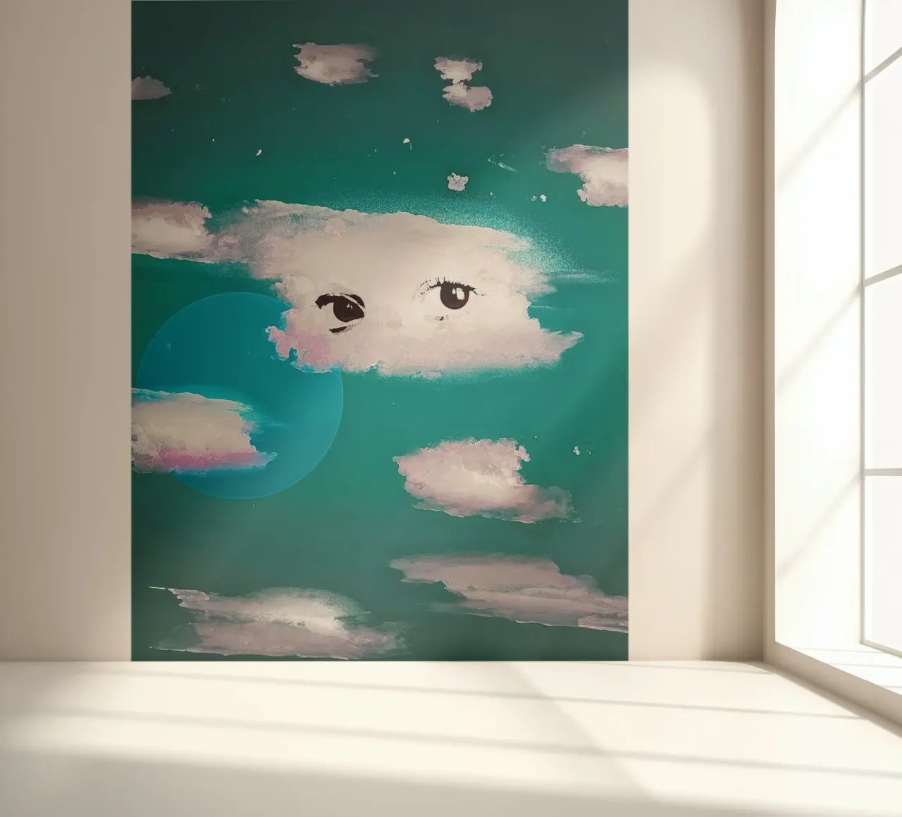 Silver Lining fotobehang van mofartmonica