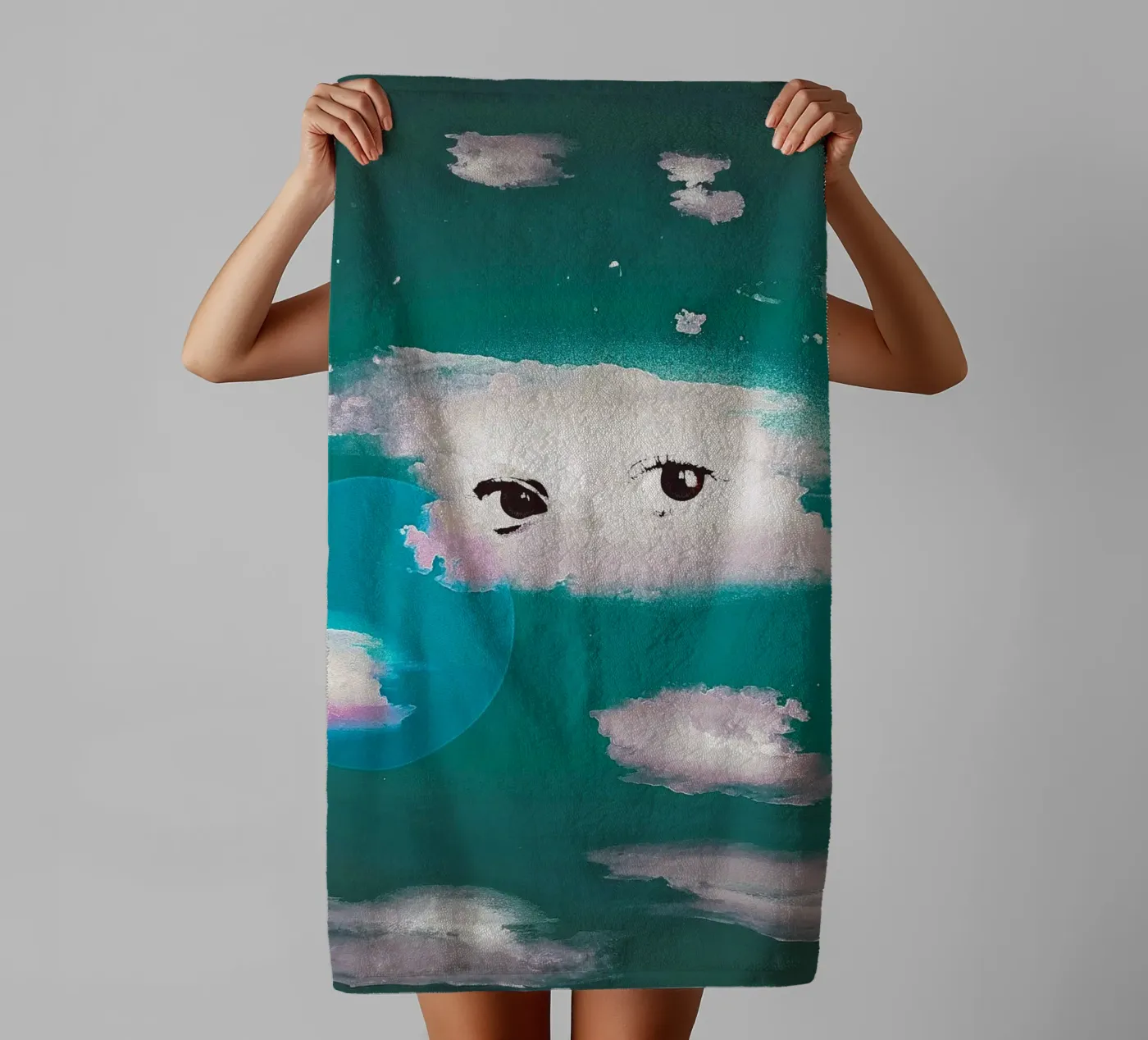 Silver Lining towel by mofartmonica