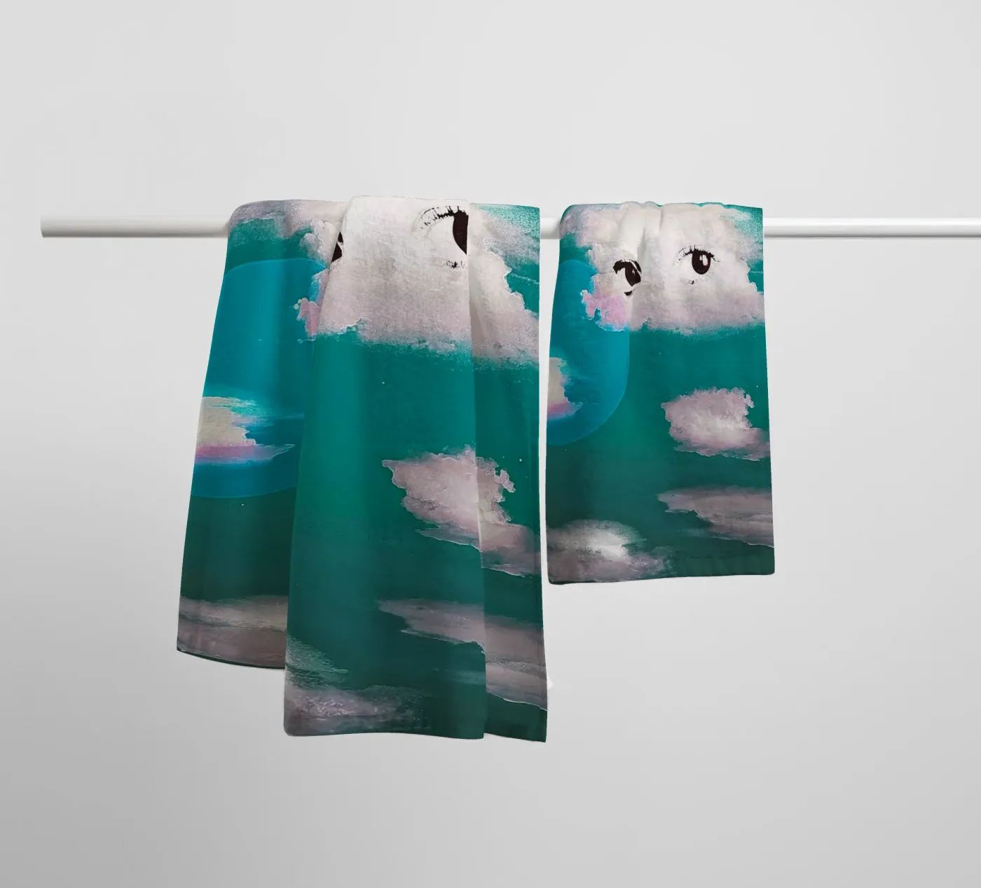 Silver Lining towel by mofartmonica
