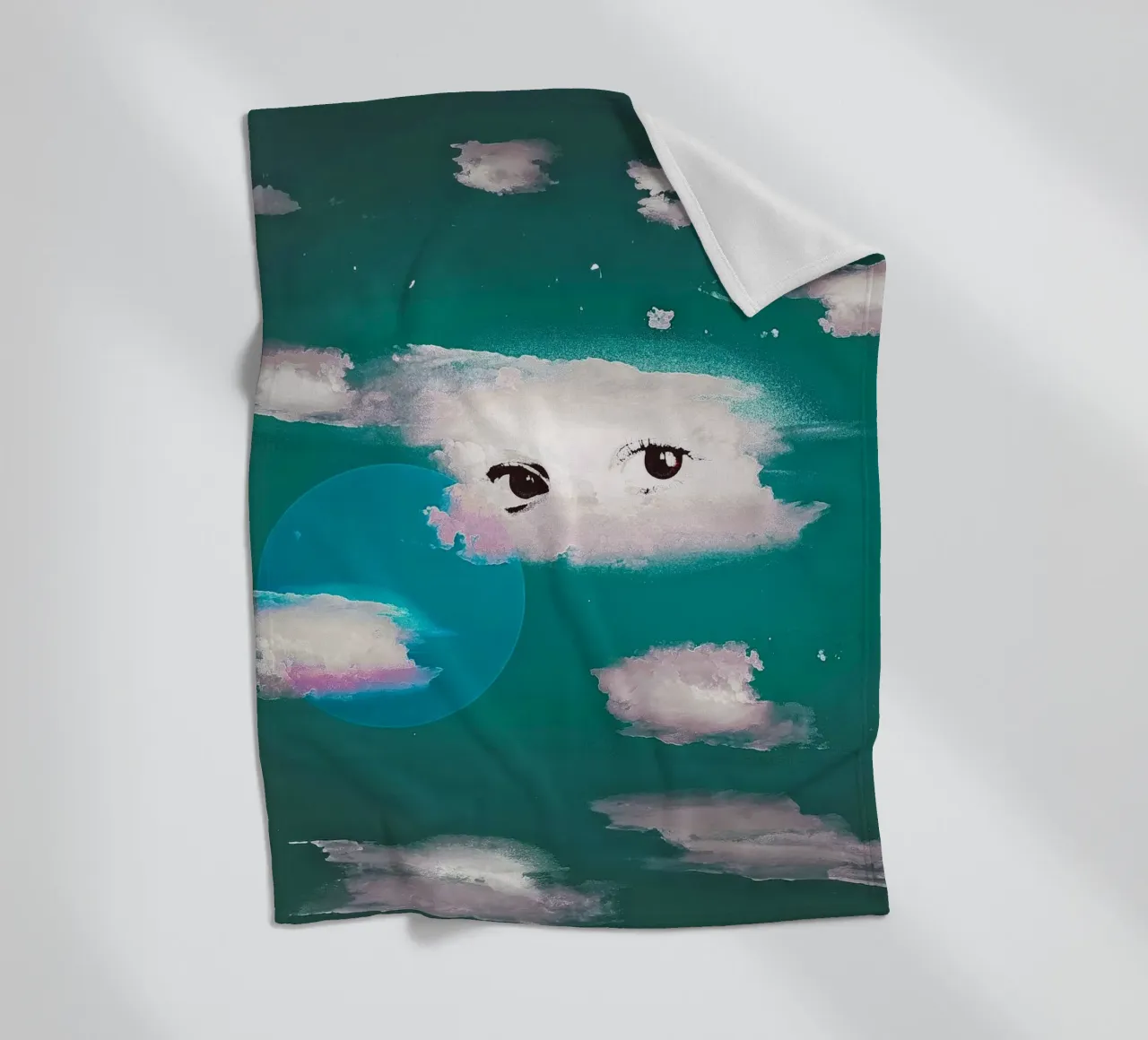 Silver Lining Fleecedecke von mofartmonica