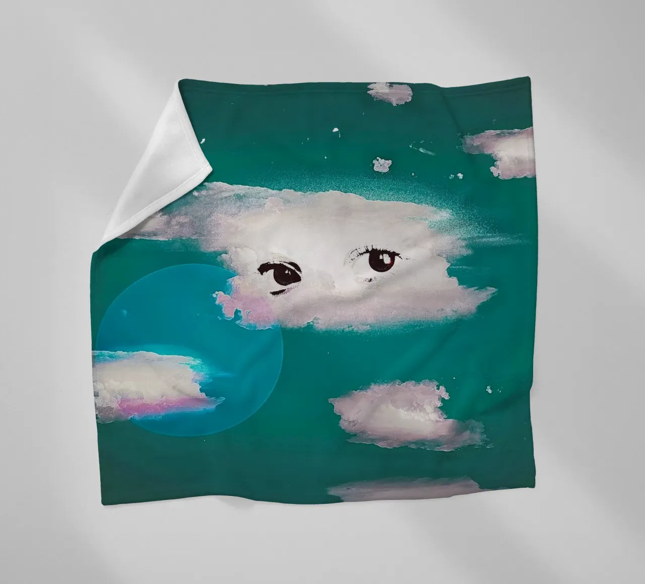 Silver Lining Fleecedecke von mofartmonica