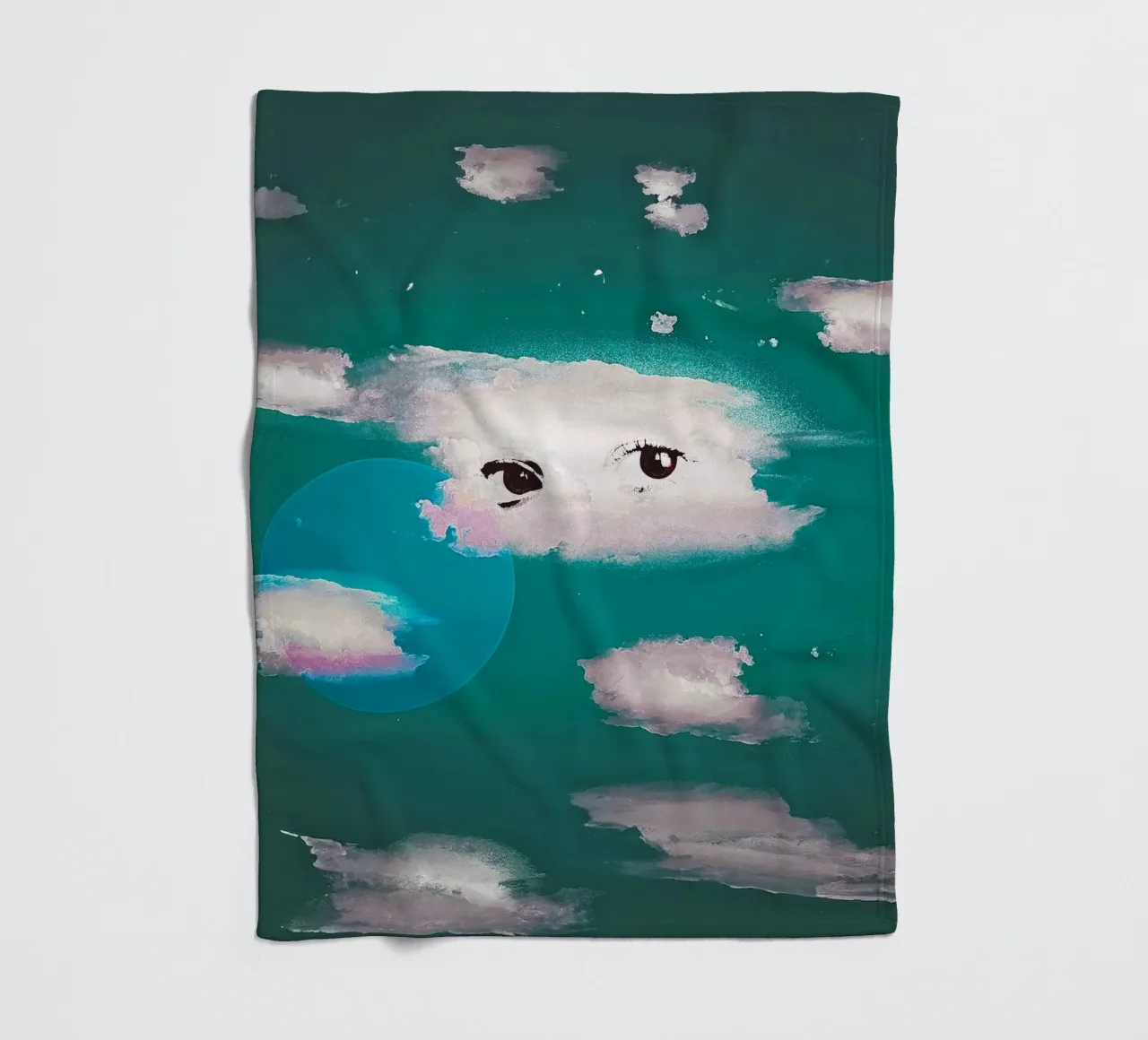 Silver Lining Fleecedecke von mofartmonica