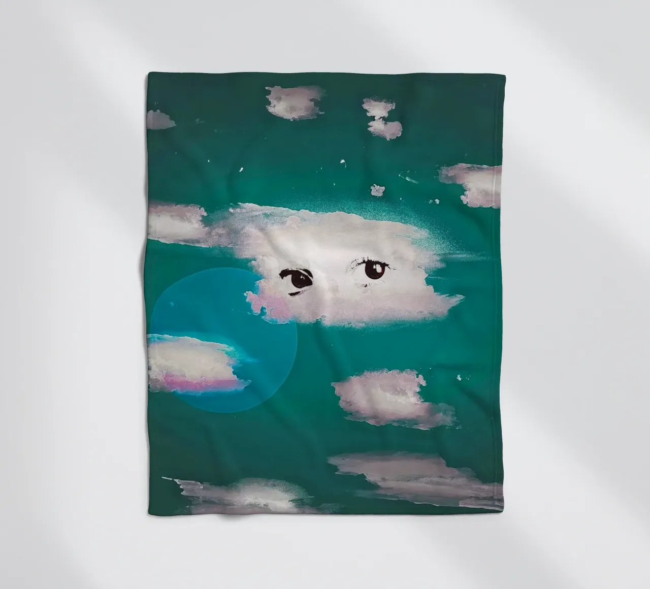 Silver Lining Fleecedecke von mofartmonica