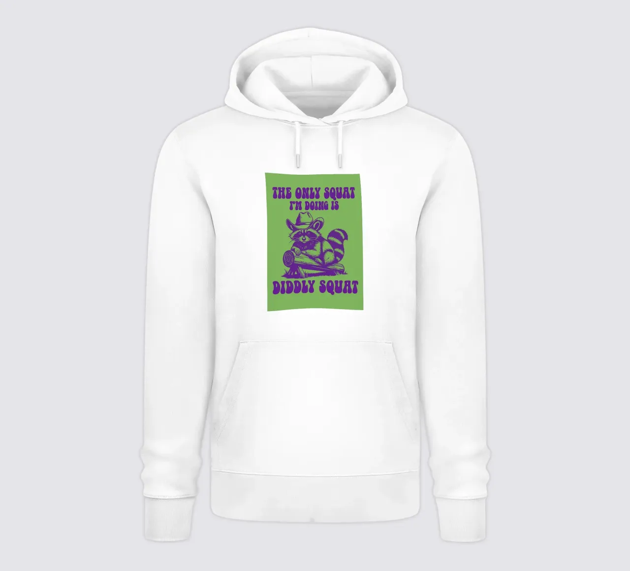 l'unico squat felpa con cappuccio da bojoonxs