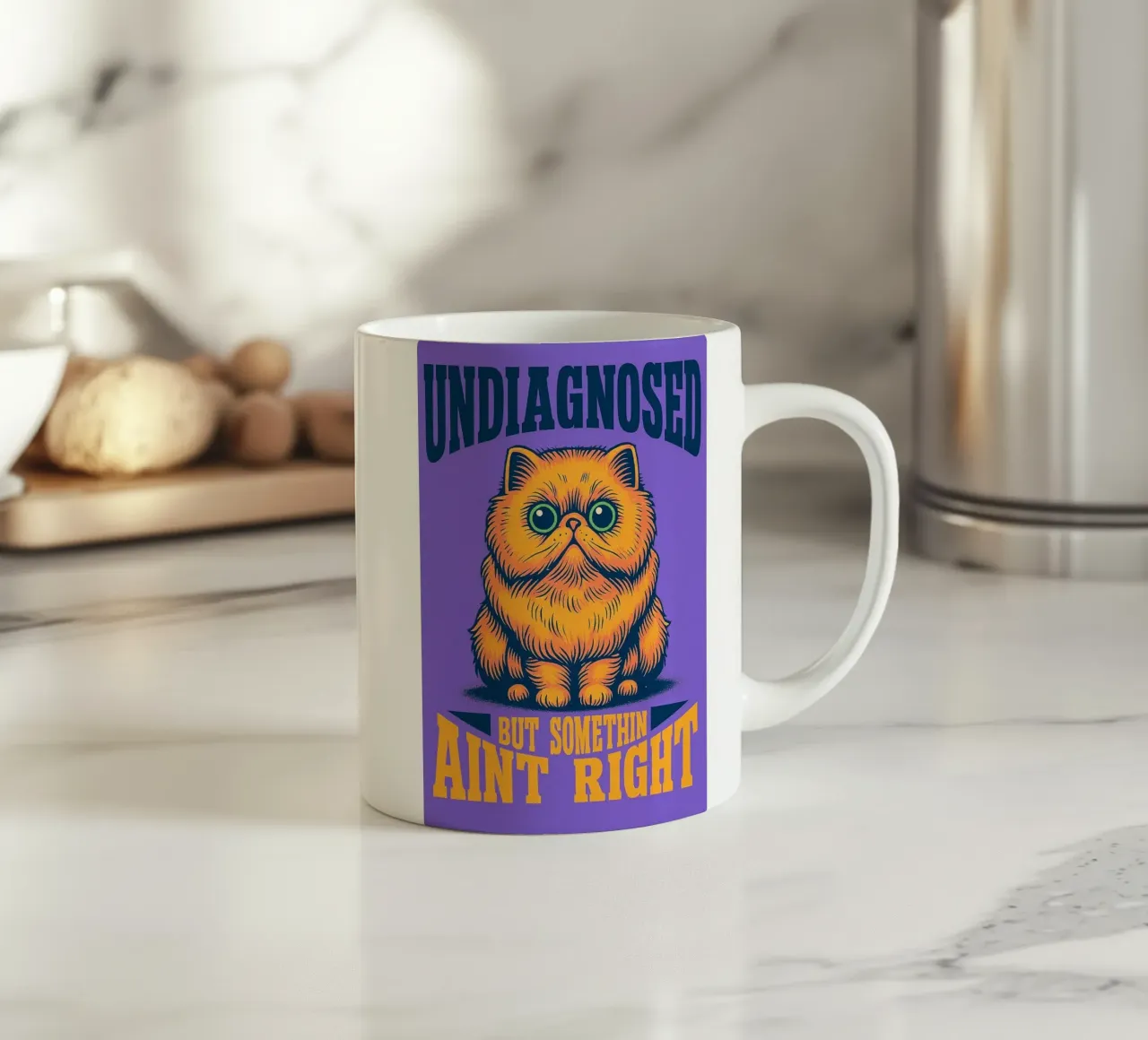 Non diagnosticato, ma c'è qualcosa che non quadra tazza in ceramica da bojoonxs