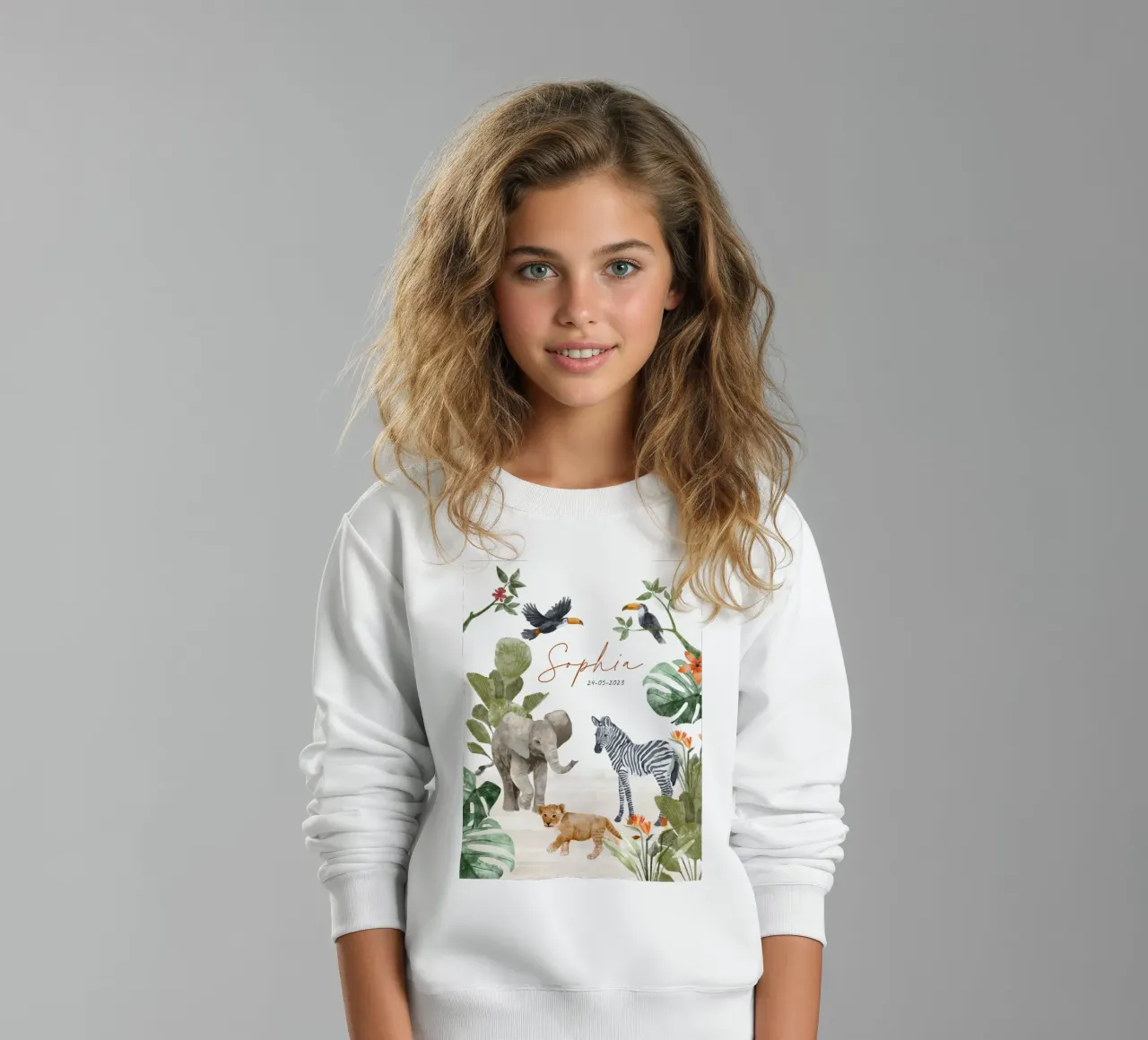 Your own Jungle Babies felpa bambino da Goed Blauw