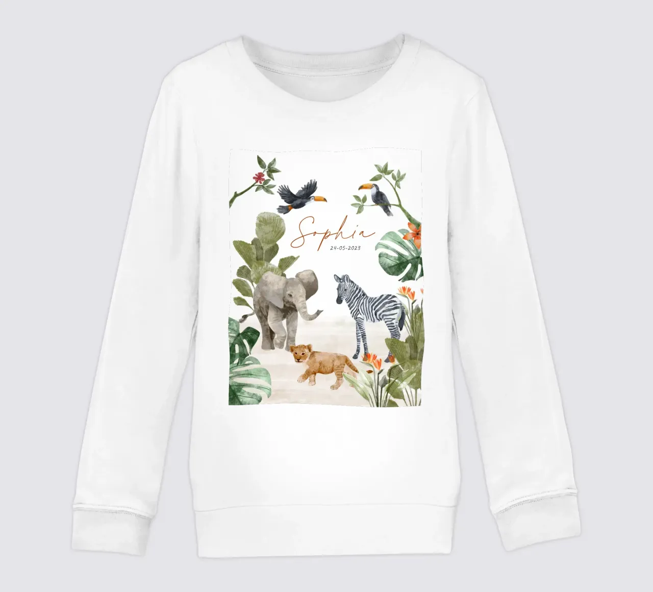 Your own Jungle Babies felpa bambino da Goed Blauw