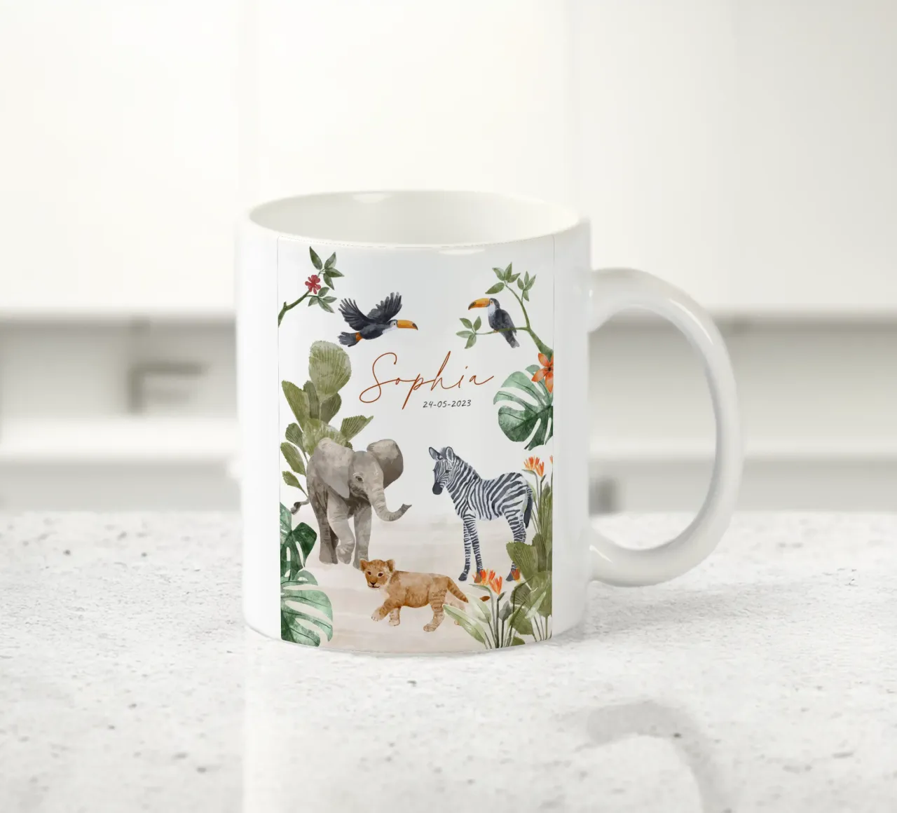 Your own Jungle Babies tazza in ceramica da Goed Blauw