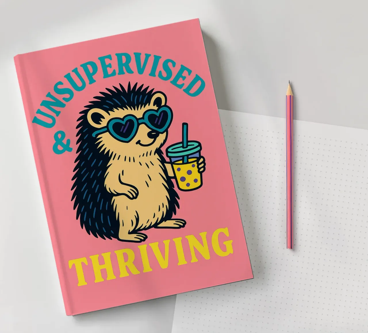 unsupervised and thriving hedgehog notebook by bojoonxs