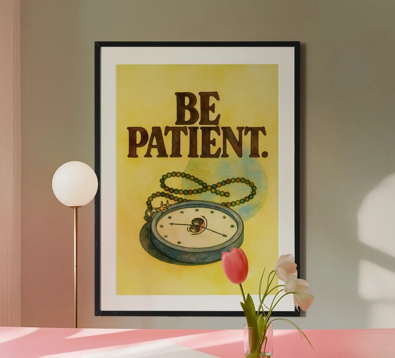 Siate pazienti poster da mompunks